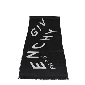 【最大1000円OFFクーポン配布中】 GIVENCHY ジバンシィ マフラー メンズ レディース ブラック ホワイト レッド イエロー 黒 白 GV4518 J4183