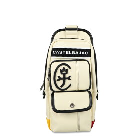 CASTELBAJAC DOMINE SERIES ONE SHOULDER BAG カステルバジャック バッグ ショルダーバッグ ボディバッグ ドミネ メンズ レディース ホワイト 白 24911