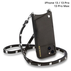 【最大1000円OFFクーポン配布中】 BANDOLIER SARAH SILVER バンドリヤー iPhone 13 13Pro iPhone 13 Pro Max ケース スマホケース 携帯 ショルダー アイフォン サラ シルバー メンズ レディース ブラック 黒 10SAR