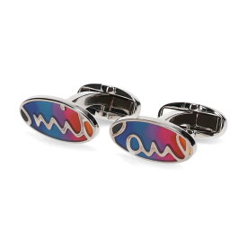 【最大1000円OFFクーポン配布中】 Paul Smith CUFFLINK OVAL ポールスミス カフスボタン カフリンクス メンズ ブランド マルチカラー シルバー M1A-CUFF-HOVAL