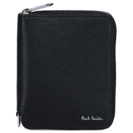 【最大1000円OFFクーポン配布中】 Paul Smith WALLET ZIP BFOLD ポールスミス 財布 二つ折り財布 メンズ 本革 ラウンドファスナー ブラック 黒 M1A-6702-KSTRGS