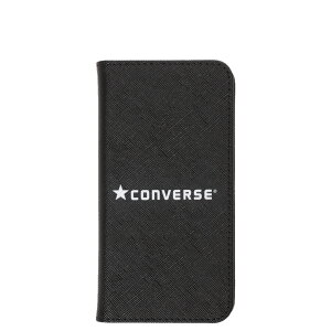 CONVERSE LOGO PU LEATHER BOOK TYPE CASE �R���o�[�X iPhone SE2 8 7 �X�}�z�P�[�X �����Y ���f�B�[�X �蒠�^ �g�� �A�C�t�H�� �u���b�N ���b�h �u���[ �� �y���[���ցz ��̓�