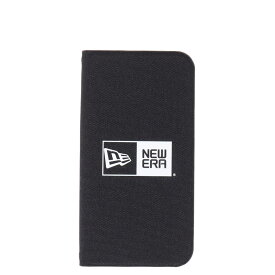 NEW ERA BOX LOGO BOOK TYPE CASE ニューエラ iPhone 12mini スマホケース 手帳型 携帯 アイフォン カバー メンズ レディース ブラック 黒 iP2054-NE03 【 ネコポス可 】