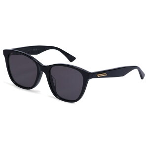BOTTEGA VENETA SUNGLASSES ボッテガヴェネタ サングラス アイウェア メンズ レディース アジアンフィット UVカット スクエア ブラック 黒 BV1151SA-001