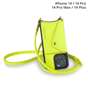 BANDOLIER DONNA SIDE SLOT NEON YELLOW �o���h�����[ iPhone 14 14Pro iPhone 14 Pro Max iPhone 14 Plus �P�[�X �X�}�z�P�[�X �g�� �V�����_�[ �A�C�t�H�� �����Y ���f�B�[�X �l�I���C�G���[ 14DON