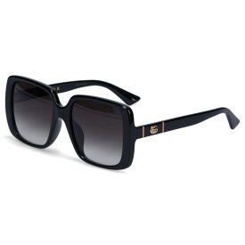 GUCCI SUNGLASSES グッチ サングラス メンズ レディース アジアンフィット UVカット 紫外線対策 スクエア ブラック 黒 GG0632SA-001 母の日