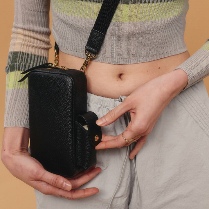 楽天市場】BANDOLIER EXPANDED LIPSTICK POUCH BLACK バンドリヤー 