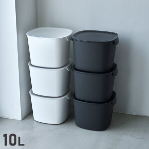 tidy BUCKET CONTAINER �e�B�f�B �o�P�b�g�R���e�i�[ ���[�{�b�N�X �P�[�X �R���e�i �t�^�t�� 10L CE-666-201