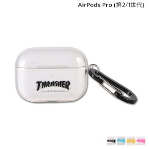 THRASHER Logo XbV[ AirPods ProP[X Jo[ GA[|bY v |[` Y fB[X ubN u[ CG[ sN  APPR-TS