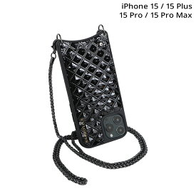 BANDOLIER SHEILA BLACK バンドリヤー iPhone15 15Pro iPhone 15 Pro Max iPhone 15 Plus スマホケース スマホショルダー 携帯 アイフォン メンズ レディース ブラック 黒 10SHE