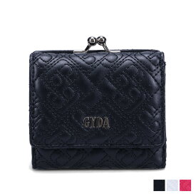 【最大1000円OFFクーポン配布中】 GYDA MINI WALLET ジェイダ 財布 ミニ財布 レディース がま口 軽い ブラック ホワイト ピンク 黒 白 GY-W122