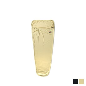 NANGA SLEEPING BAG INNER SHEET ナンガ シュラフ 寝袋 スリーピング バッグ インナーシーツ 軽量 通気性 マミー型 ブラック ベージュ 黒 NS2244-2Z302