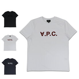 【最大1000円OFFクーポン配布中】 A.P.C. V.P.C. H アーペーセー Tシャツ 半袖 メンズ ブラック ベージュ ダーク ネイビー 黒 COBQX-H26943