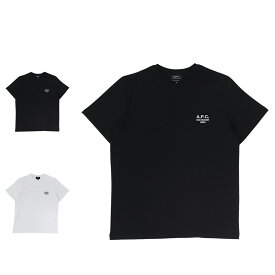 【最大1000円OFFクーポン配布中】 A.P.C. RAYMOND アーペーセー Tシャツ 半袖 メンズ ブラック ホワイト 黒 白 COEZC-H26840