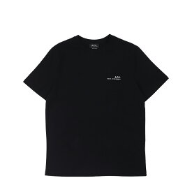 【最大1000円OFFクーポン配布中】 A.P.C. ITEM アーペーセー Tシャツ 半袖 メンズ ブラック 黒