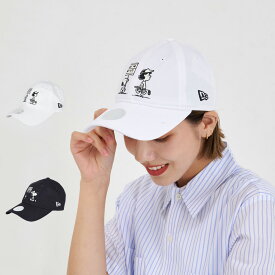 NEW ERA GF 920LV PEANUTS 9TWENTY ニューエラ キャップ 帽子 ゴルフ レディース ピーナッツ コラボ 限定 紫外線対策 ホワイト ネイビー 白 1412432