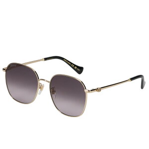 GUCCI SUNGLASSES Ob` TOX Y fB[X AWAtBbg UVJbg O΍ S[h GG1142SA-001