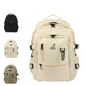 �y�ő�10%OFF�N�[�|�����s���z KANGOL RUCKSACK �J���S�[�� �����b�N �o�b�O �o�b�N�p�b�N �����Y ���f�B�[�X 30L �u���b�N �z���C�g �x�[�W�� �� KGSA-BG00197