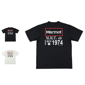 Marmot MMW Collection Logo-T マーモット Tシャツ 半袖 エムエムダブリューコレクションロゴ メンズ ブラック ホワイト 黒 白 TSSMC404