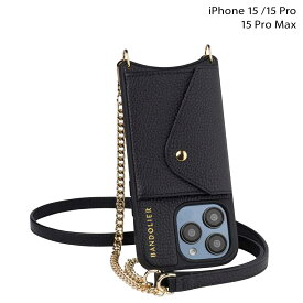 BANDOLIER バンドリヤー iPhone15 iPhone 15Pro iPhone 15 Pro Max スマホケース スマホショルダー 携帯 メンズ レディース ブラック 黒 14VIV