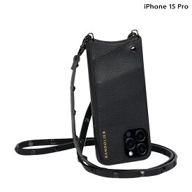 BANDOLIER SARAH BLACK バンドリヤー iPhone 15Pro スマホケース スマホショルダー 携帯 アイフォン サラ ブラック メンズ レディース ブラック 黒 10SAR