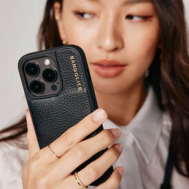 BANDOLIER EMMA PEWTER バンドリヤー iphone16 16pro 16proMax 16Plus スマホケース スマホショルダー 携帯 アイフォン エマ ピューター メンズ レディース ブラック 黒 10EMM