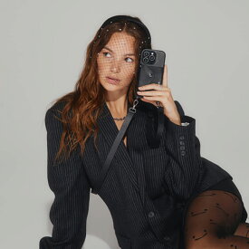 BANDOLIER HAILEY SIDE SLOT SILVER バンドリヤー iphone16 16pro 16proMax 16Plus スマホケース スマホショルダー 携帯 アイフォン メンズ レディース ブラック 黒 14HAI