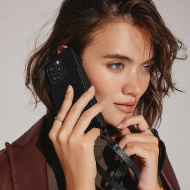 BANDOLIER MILA MagSafe PEWTER バンドリヤー iphone16 16pro 16proMax 16Plus スマホケース スマホショルダー 携帯 アイフォン メンズ レディース ブラック 黒 18MIL 【Oggi 2月号掲載】