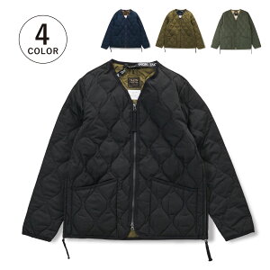 TAION MILITARY V-NECK ZIP DOWN JACKET �^�C�I�� �_�E�� �W���P�b�g �A�E�^�[ �~���^���[ V�l�b�N�W�b�v �����Y ���f�B�[�X �u���b�N �l�C�r�[ �I���[�u �� TAION-101ZML-1
