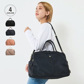【最大1000円OFFクーポン発行中】 Legato Largo レガートラルゴ ボストンバッグ レディース 肩楽 撥水 ナイロン 2way 軽量 ブラック ネイビー ピンク ブラウン 黒 LH-V0111