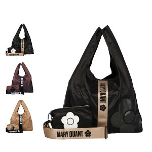 MARY QUANT ECO BAG }[Ng obO g[gobO GRobO fB[X }N ΂߂ ܂肽 ubN uE x[W  000783