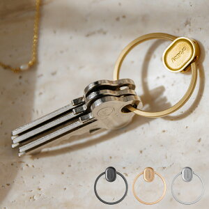 Orbitkey RING V2 �I�[�r�b�g�L�[ �L�[�����O �L�[�N���b�v �����O �u�C�c�[ �����Y ���f�B�[�X �y�� �V���v�� �R���p�N�g �u���b�N �S�[���h �V���o�[ �� PRN2-102 �y���[���ցz