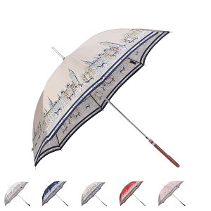 AQUASCUTUM アクアスキュータム 長傘 雨傘 レディース 60cm 軽量 UVカット 遮熱 紫外線対策 ホワイト ネイビー ベージュ レッド ピンク 白 1AQ 11066-66