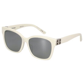 BALENCIAGA SUNGLASSES バレンシアガ サングラス メンズ レディース UVカット アジアンフィット ホワイト 白 BB0102SA-016 母の日
