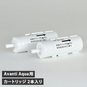 Bollina ボリーナ シャワーヘッド用 浄水カートリッジ 2本 アヴァンティアクア用 塩素除去 浄水 節水 日本製 ホワイト 白 TK-5012
