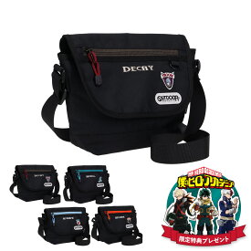 OUTDOOR PRODUCTS Flap Shoulder アウトドアプロダクツ ショルダーバッグ バッグ メンズ レディース 2.6L 僕のヒーローアカデミア ななめ掛け 軽量 コラボ 限定 缶バッチ付き グレー ブルー オレンジ ODHA02