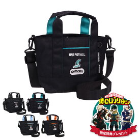 OUTDOOR PRODUCTS Tote shoulder アウトドアプロダクツ バッグ トートバッグ ショルダーバッグ メンズ レディース 4.6L 僕のヒーローアカデミア ななめ掛け 軽量 コラボ 限定 缶バッチ付き グレー ブルー オレンジ ODHA03