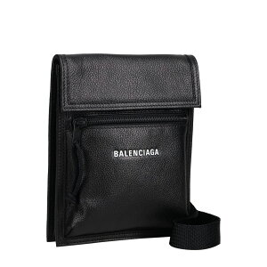 BALENCIAGA EXPLORER MESSENGER BAG IN LEATHER �o�����V�A�K �o�b�O ���b�Z���W���[�o�b�O �V�����_�[ �����Y ���f�B�[�X �΂߂��� ��l �y�� �{�v �u���b�N �� 655982 13MNX