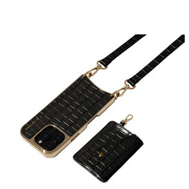 BANDOLIER CASEY CHROME GOLD バンドリヤー スマホショルダー iphone16 スマホケース アイフォン ケイシー マグセーフ ゴールド メンズ レディース ブラック 黒 12CAS