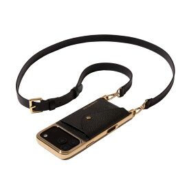 BANDOLIER HAILEY CHROME GOLD バンドリヤー スマホショルダー iPhone16 スマホケース アイフォン ヘイリー クローム ゴールド メンズ レディース ブラック 黒 86HAI