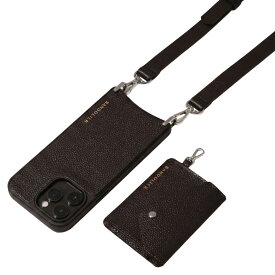 BANDOLIER REMI SILVER バンドリヤー スマホショルダー iPhone15Pro スマホケース アイフォン レミ シルバー メンズ レディース ブラック 黒 12REM