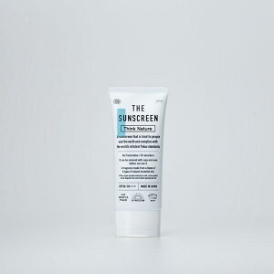 THE THE SUNSCREEN Think Nature �U ���Ă��~�� SPF30 PA+++ �I�[�K�j�b�N ���{�� �z���C�g �� 1304-0320-200-00 �y���[���ցz ��̓�