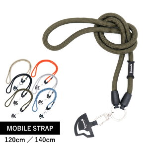 YOSEMITE MOBILE STRAP ���Z�~�e �X�g���b�v �X�}�z�X�g���b�v �V�����_�[ ���o�C�� �����Y ���f�B�[�X 120cm 140cm �΂߂��� ��|�� ���|�� �u���b�N �O���[ �u���E�� �x�[�W�� �u���[ �I�����W �� YMS-