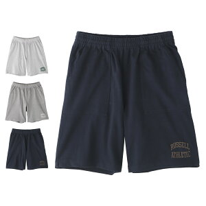 RUSSELL ATHLETIC PRO COTTON JERSEY SHORTS ���b�Z���A�X���e�B�b�N �n�[�t�p���c �V���[�g�p���c �v�� �R�b�g�� �����Y ���f�B�[�X �O���[ �_�[�N �O���[ �l�C�r�[ 101262-017