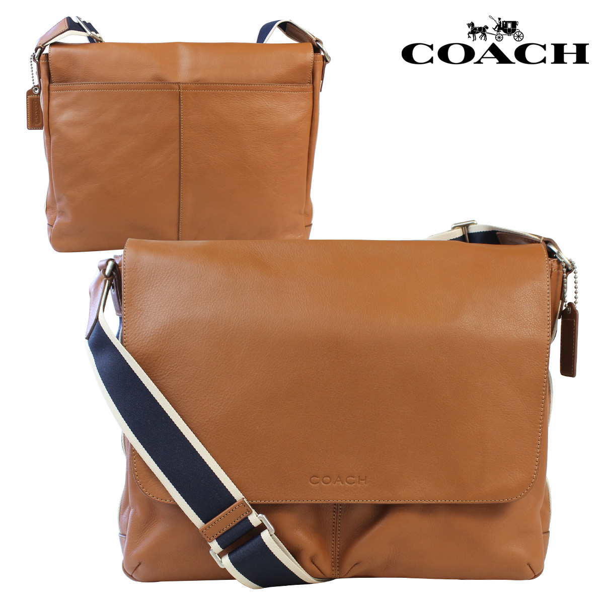 ALLSPORTS: COACH coach men bag messenger bag F70556 saddle | Rakuten Global Market