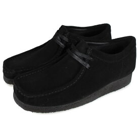 【最大1000円OFFクーポン発行中】 【訳あり】 Clarks WALLABEE クラークス ワラビーブーツ メンズ ブラック 黒 26155519 【返品不可】