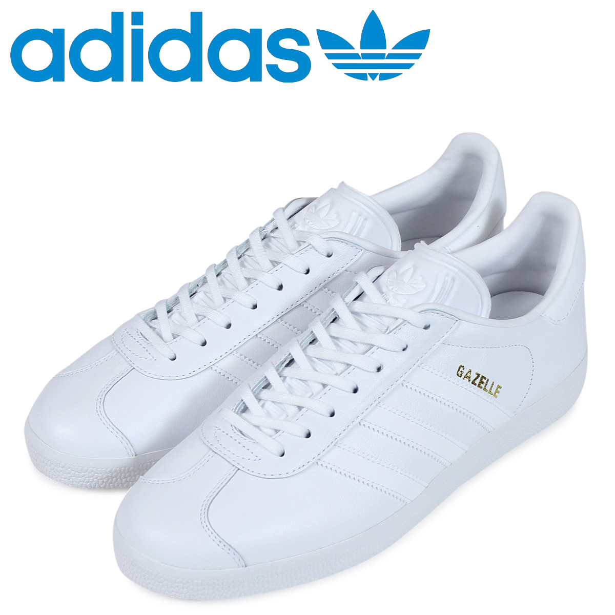 adidas originals gazelle trainers in white bb5498