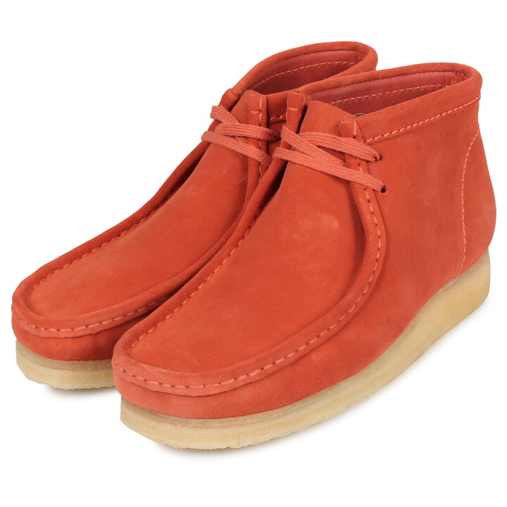 楽天市場 Clarks Wallabee クラークス ワラビー ブーツ メンズ レディース スエード オレンジ Allsports