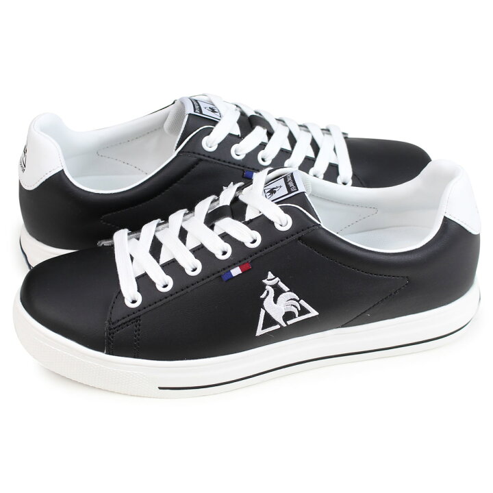 楽天市場 Le Coq Sportif Teluna Bound Court ルコック スポルティフ スニーカー テルナ バウンド コート メンズ レディース ブラック 黒 Ql1njc12bw Allsports