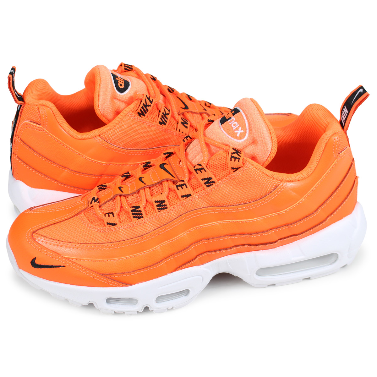 orange nike air shoes